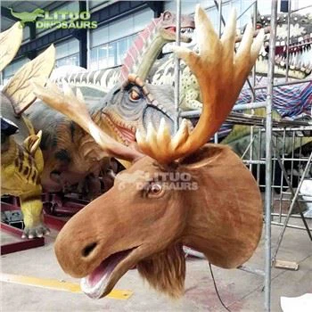 Animatroniczna głowa łosia
